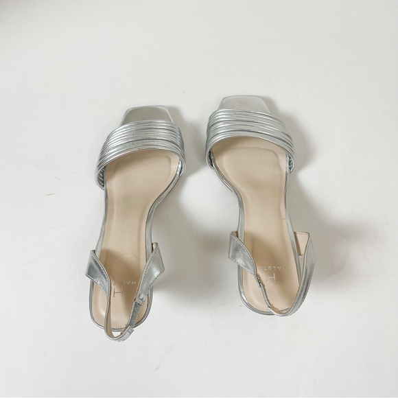 H HALSTON Hong Kong Sling Back Strappy Heel Sandals size 7 1/2 - Picture 4 of 8